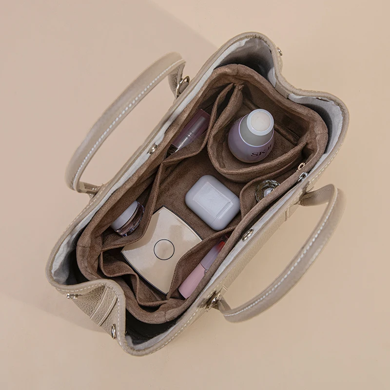 Suede Plush Purse Organizer Insert Suitable For Herm Garden Party 30 36 Package Liner Inner Bag Hermes Bag Inner Bag