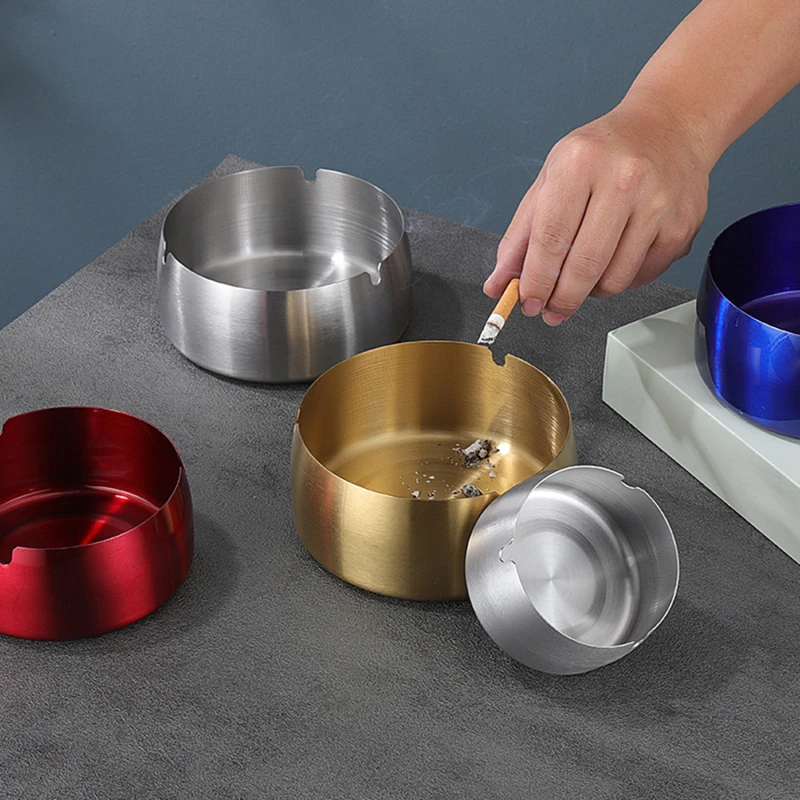 Stainless Steel Ashtray Creative Event Opening Gift Bar Hotel Metal Commercial Outdoor Pocket stainless steel ashtray,metal ashtray