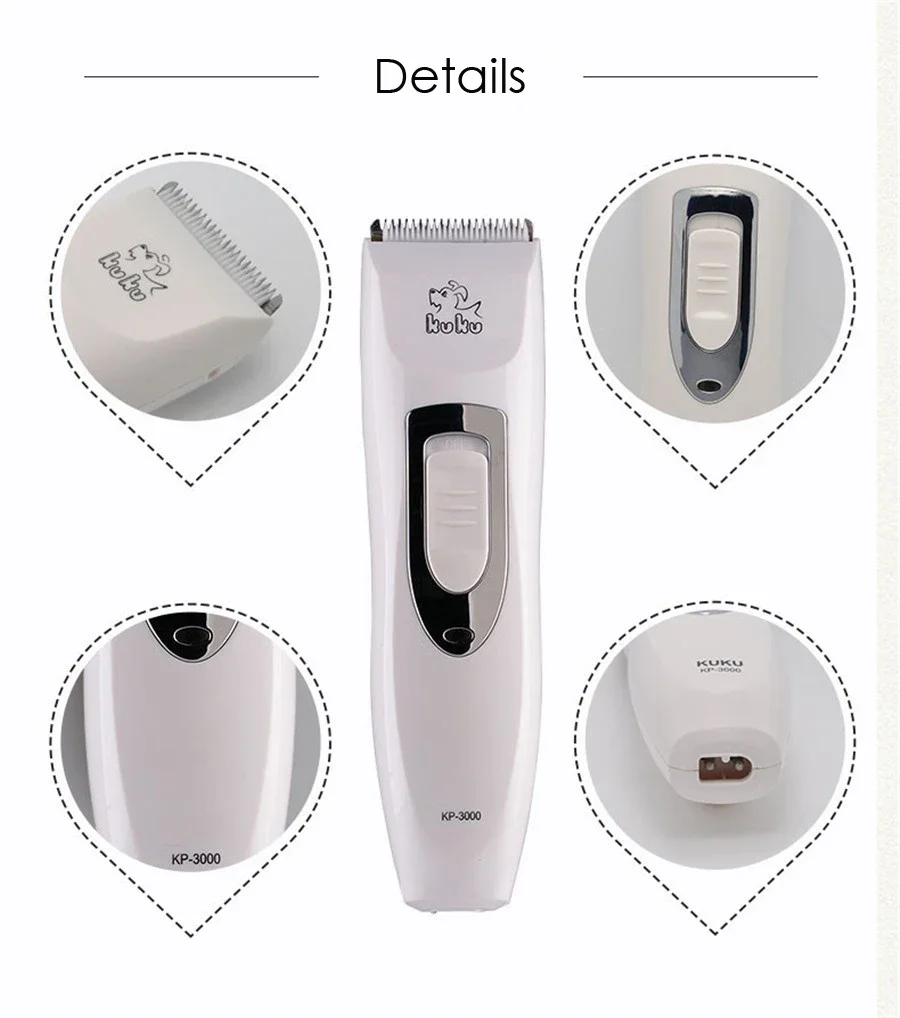 KUKU KP3000 Professional Grooming Kit Pet Clipper For Cat Dog