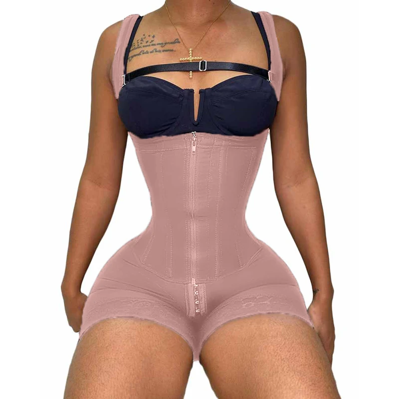 

Shapewear Women Fajas Colombianas Compression Garment With Wide Adjustable Shoulder Strap Women Bodyshaper