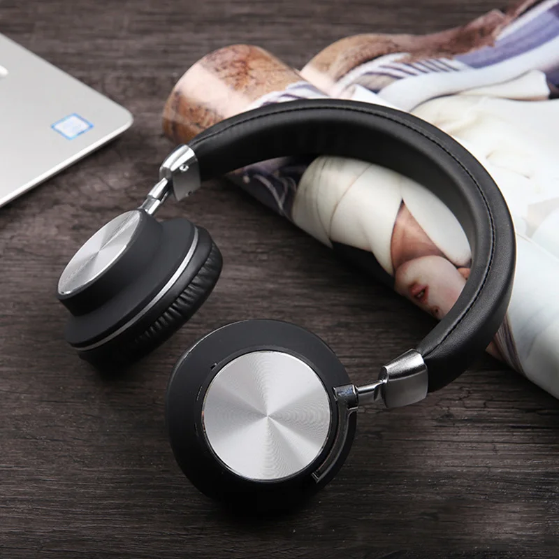 Deep Bass Headset Bluetooth HD Wireless Hifi Headphones Type-C Charging with MIC 8Hours Earphones For Laptop Gaming Study