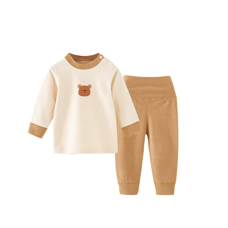 Children's Thermal Underwear Baby Kids Toddler Seamless Long Sleeve Warm Winter Clothes for Girls Boys Pijama Homewear