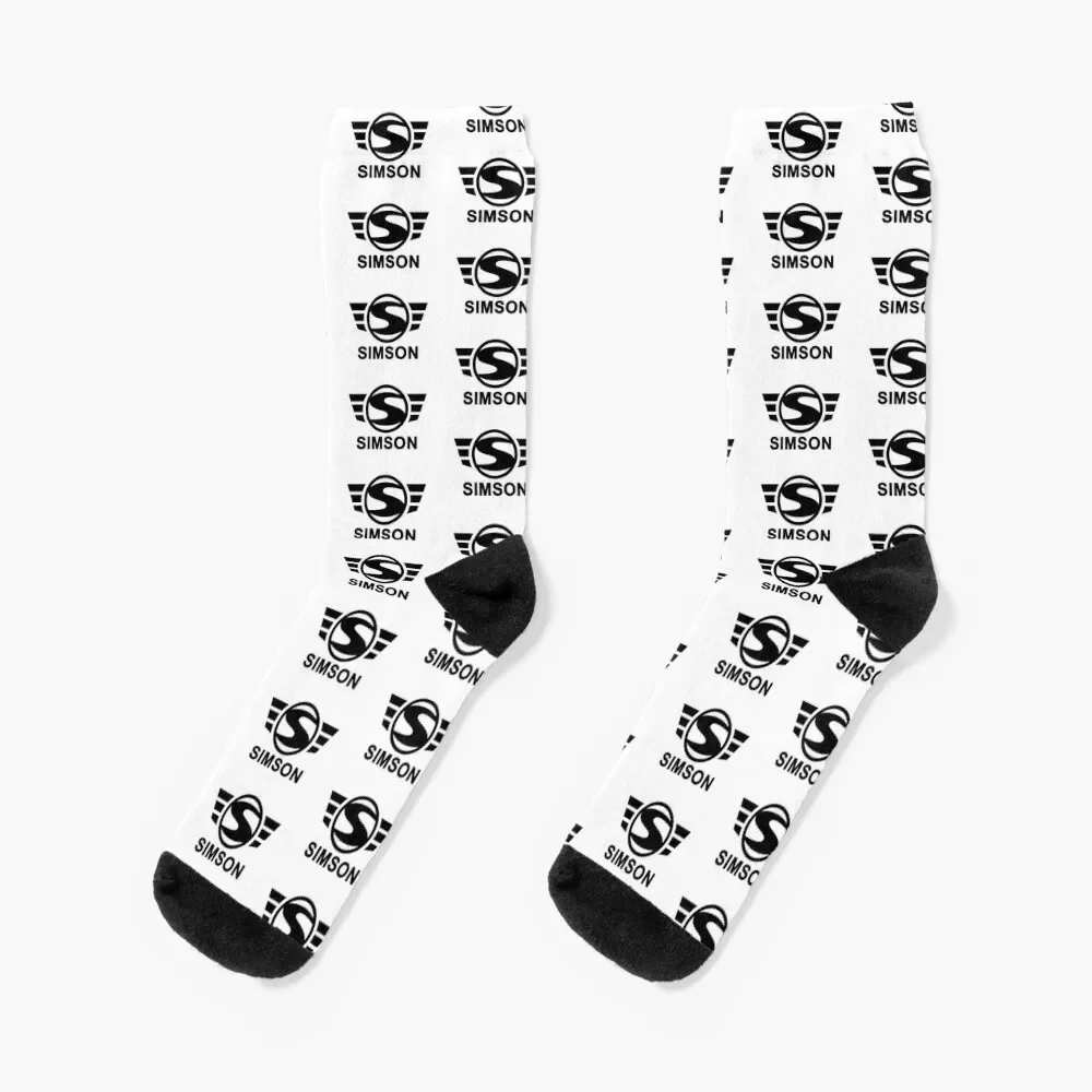 

Simson logo (black) Socks gym hip hop sports stockings Socks For Women Men's