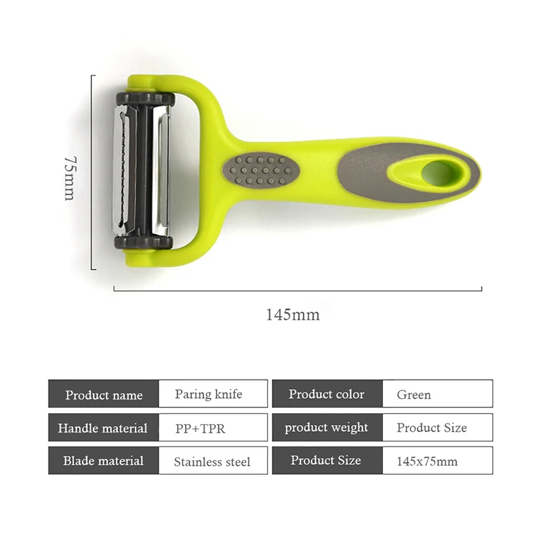 3 In 1 Rotary Peeler Fruit Vegetables Cabbage Graters Salad Carrot Potato Slicer Kitchen Multifunction Grater Julienne Peeler 6