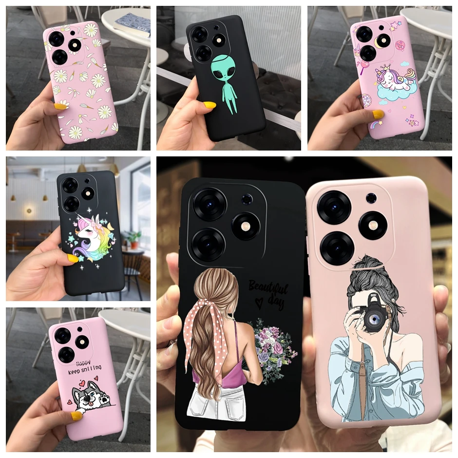 Per Tecno Spark 10 Pro Custodie Fashion Soft Tpu Silicone Cartoon Custodie Per Tecno Spark 10 Spark10 Pro Funda Protect