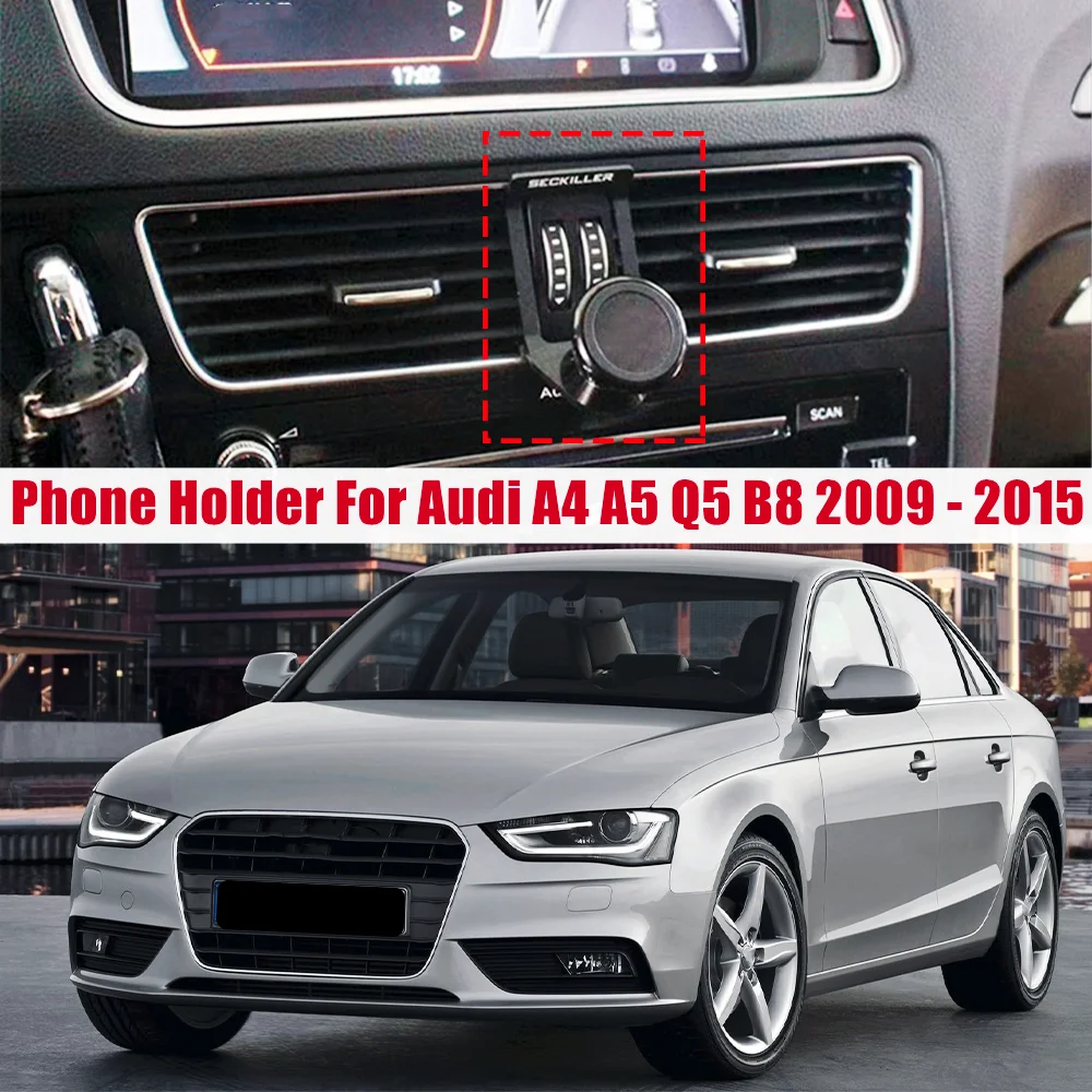 Car Phone Bracket Air Vent Mount Car Magnet Holder For Audi A4 A5