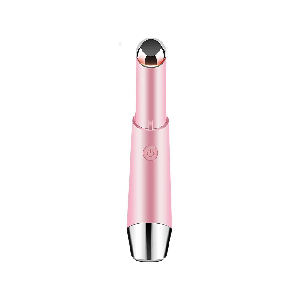 rechargeable skin care device eye facial massager dark circles removal for eliminate eye bags puffiness and wrinkles Eye Massage Device Electric Negative Ion Photon Therapy Anti-Aging Removal Wrinkles Massager Skin Care Machine Beauty Tool