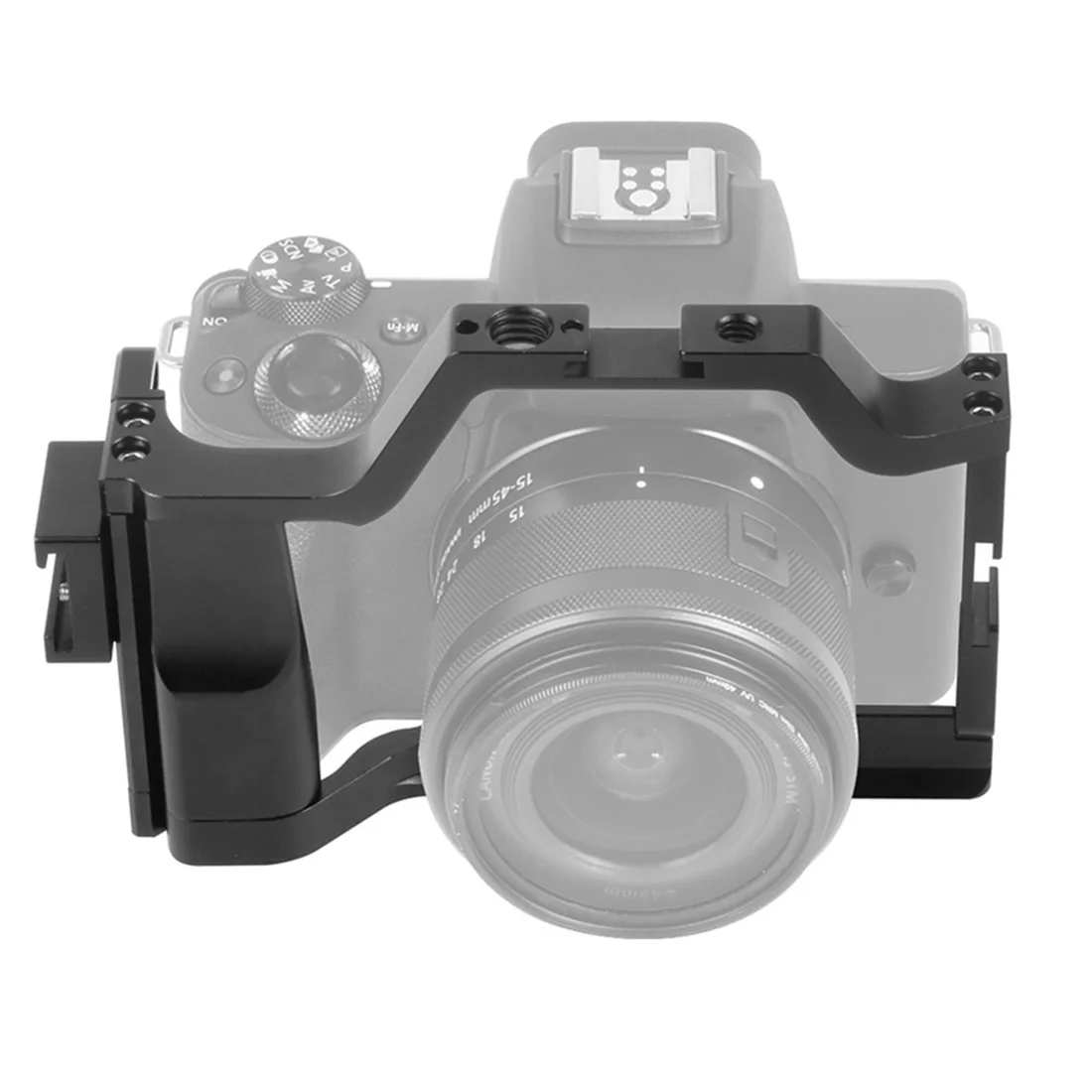 M50 Kamera Käfig Rig Form-Fitting für Canon EOS Mark M5 M50II SLR 3/8 1/4 Kaltschuh Halterung für Arri Griff Monitor Vlog Stabilisator – Detail 36