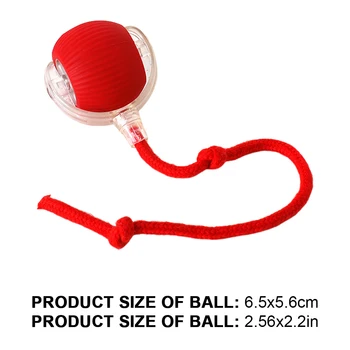 1PCS Cat Interactive Ball Toys Electric Automatic Rolling Ball Toys Rechargeable Self Rotating Ball Anti-Depression Pet Toy 2024 6