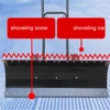 Wheeled Hand Push Snow Removal Shovel Large Snow Removal Tool Vehicle Snow Removal Artifact Snow Removal Machine with Wheels 4
