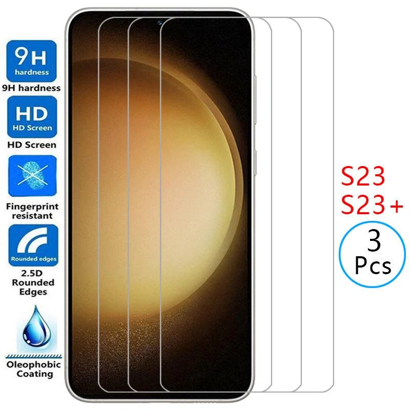 Pellicola Salvaschermo Per Samsung Galaxy S23 Plus 5G Vetro Temperato Protettivo Su Samsungs23 S 23 23 S S23Plus Pellicola Per Telefono Glas Samsun