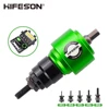HIFESON Electric Drill Adapter Manual Rivet Head Connetor Cordless Riveting Nut Tool Kit With Handle For M3 M4 M5 M6 M8 M10 2