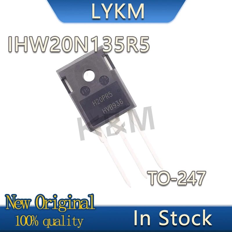 

Новинка, оригинальная Индукционная лампа IHW20N135R5 H20PR5 40A1350V TO-247 IGBT, 5 шт.