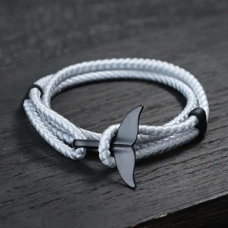 Adjustable Marine Animal Rope Bracelet For Men