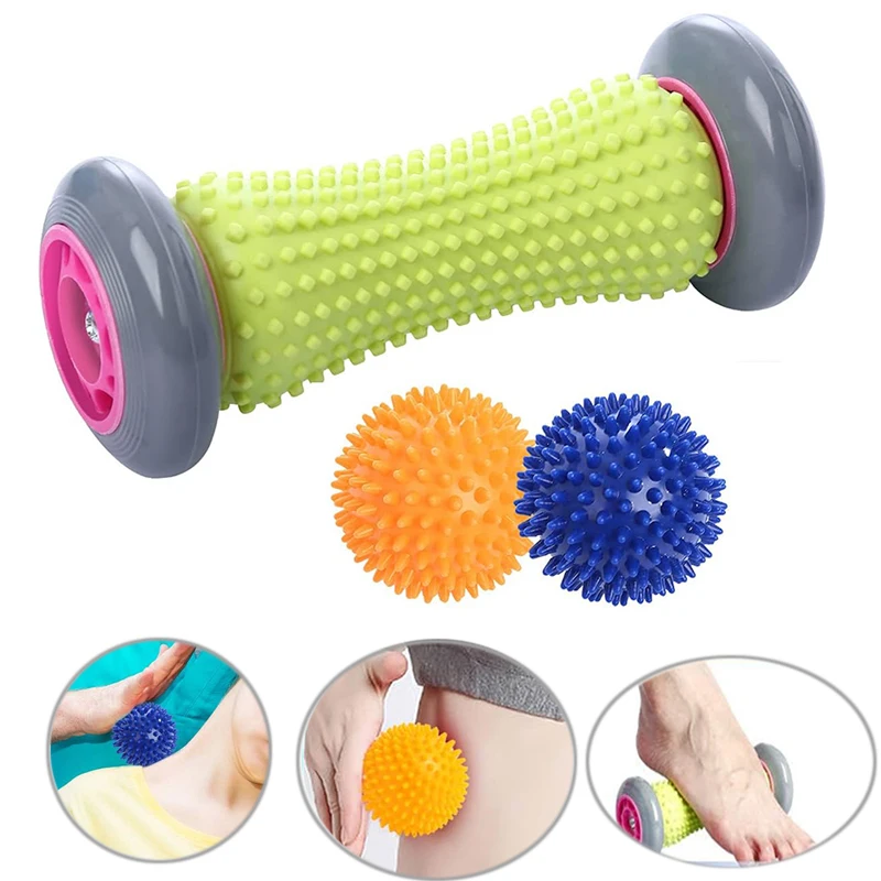 FootRollerMassageBallForReliefPlantarFasciitisReflexology