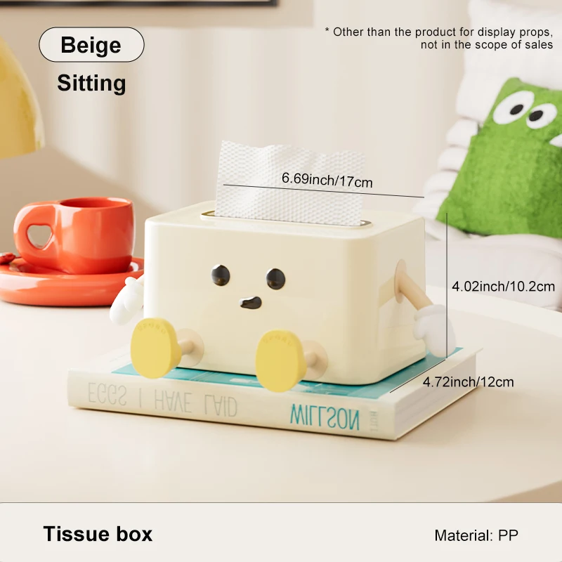 UFORU Paper towel box household light luxury high sense storage paper box living room desktop creative interesting paper box 6