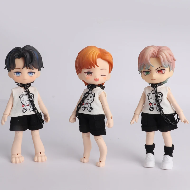 New 1/12bjd Body Animal Body Cat Bear Body for GSC Clay Head, OB11,  Joint Body Eplacement Hand Joint Accessories Toy 6