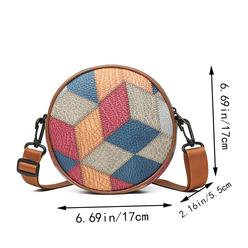 Multipurpose Circular Crossbody Shoulder Bag | Lily Bloom