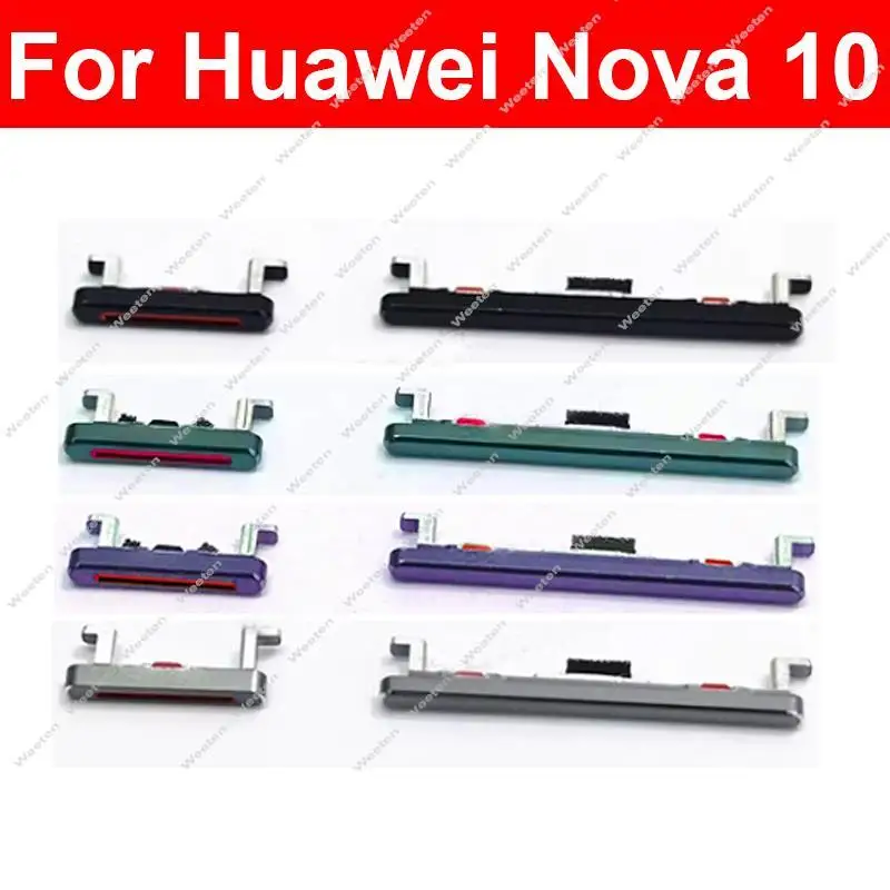 전원 볼륨 버튼 업 다운 스위치 사이드 키 교체 부품, 화웨이 노바 10 ON OFF