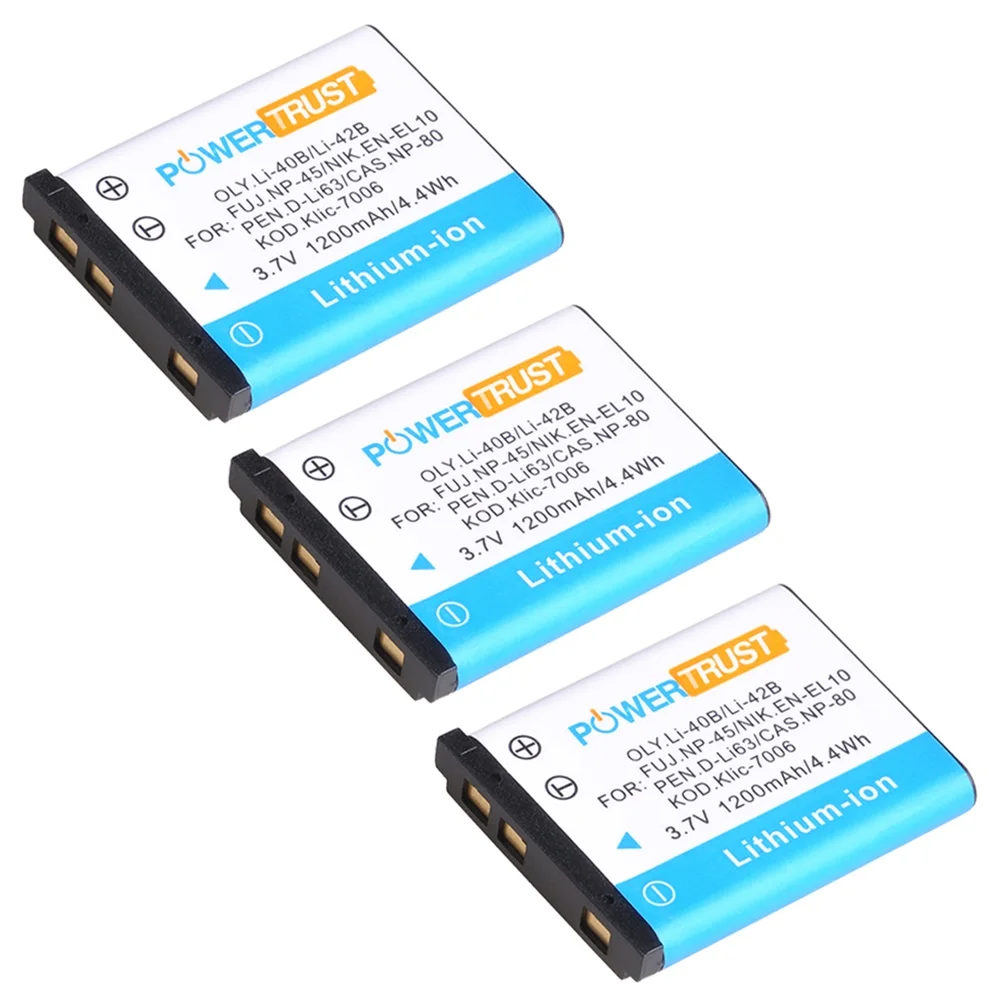 EN-EL10 Li-42B Li-40B NP-45 D-Li63 NP-80 Battery for OLYMPUS for Nikon Coolpix S60 S80 S200 S203 S210 S220 S230 S500 S510 S520 rechargeable battery,camera battery