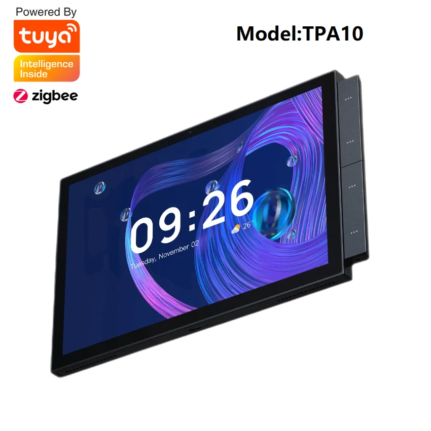 오리지널 TPA10 중앙 컨트롤패널 MAX 스마트 홈 IOT 솔루션 스마트 컨트롤패널, 알렉사 내장, 10.1 인치