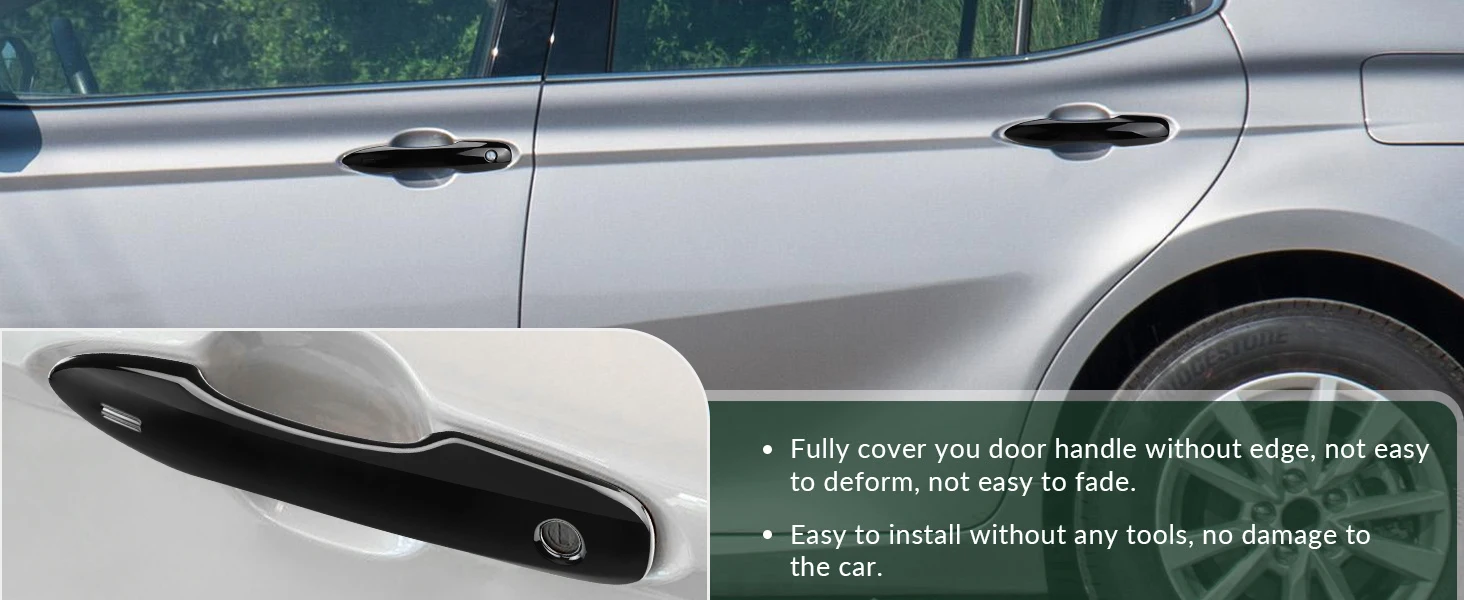 Türgriffabdeckungsverkleidung für Toyota Yaris Mazda2 Hybrid XP210 2020 2021 2022 2023 2024 2025 Atuo Schutzzubehör Aufkleber – Detail 2