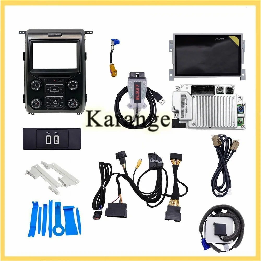 

Sync 1 to Sync 3 Upgrade Kit 4"to8" Fit for Ford F150 2013-2014 w/Carplay Navi HC3T-14F014-BD J2GT-14G370-FCD
