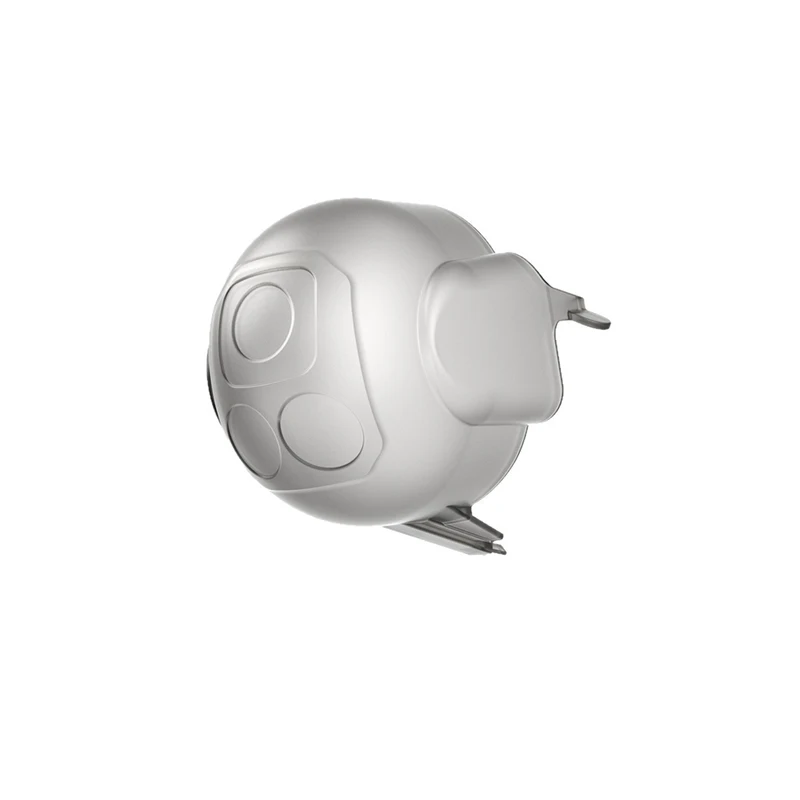 Angle latéral de la housse anti-collision pour DJI Mavic 4 Pro, montrant son ajustement précis et sa couleur gris clair.