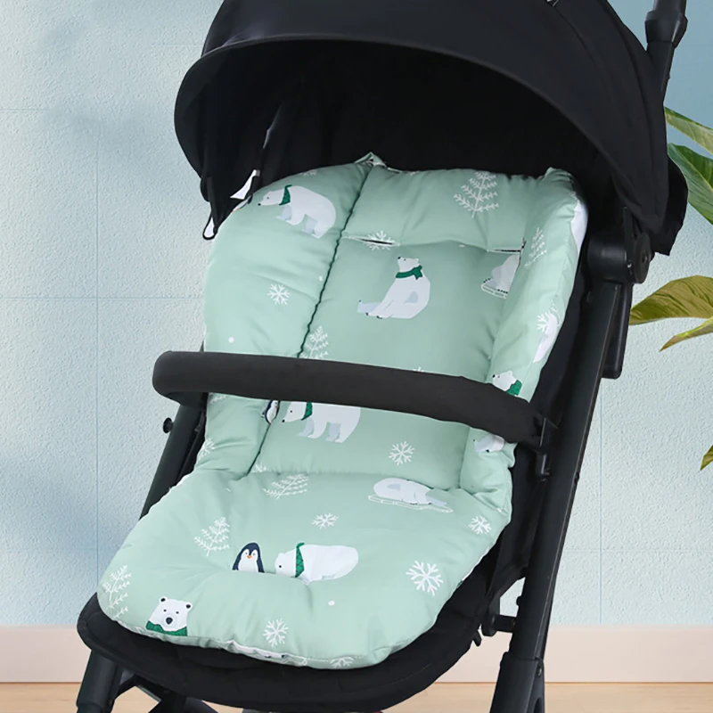 Baby Kids Highchair Cushion Pad Mat Booster Seats Cushion Pad Mat Feeding Chair Cushions Pad Stroller Cushion Mat Cotton 2