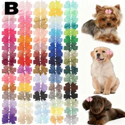 Cute Pet Bow Hair Clips - Stylish Grooming Accessories and Fashion Decor - Random Color 10pcs (Type - B)