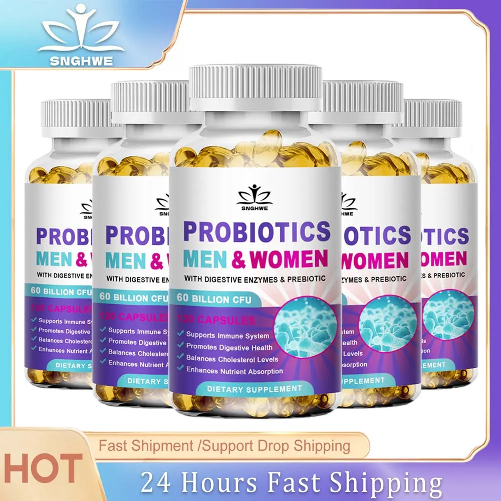 

Daily Probiotic Supplement - Helps Burn Fat Metabolism And Promotes Nutrient Digestion And Gut Health For Adult Men And Women