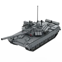 WW2 T90 Main Battle Tank T34 T50 T55 T62 T64 T72 T80 T90MS Soviet Union Russia Army Military Building Block Set Toy 2