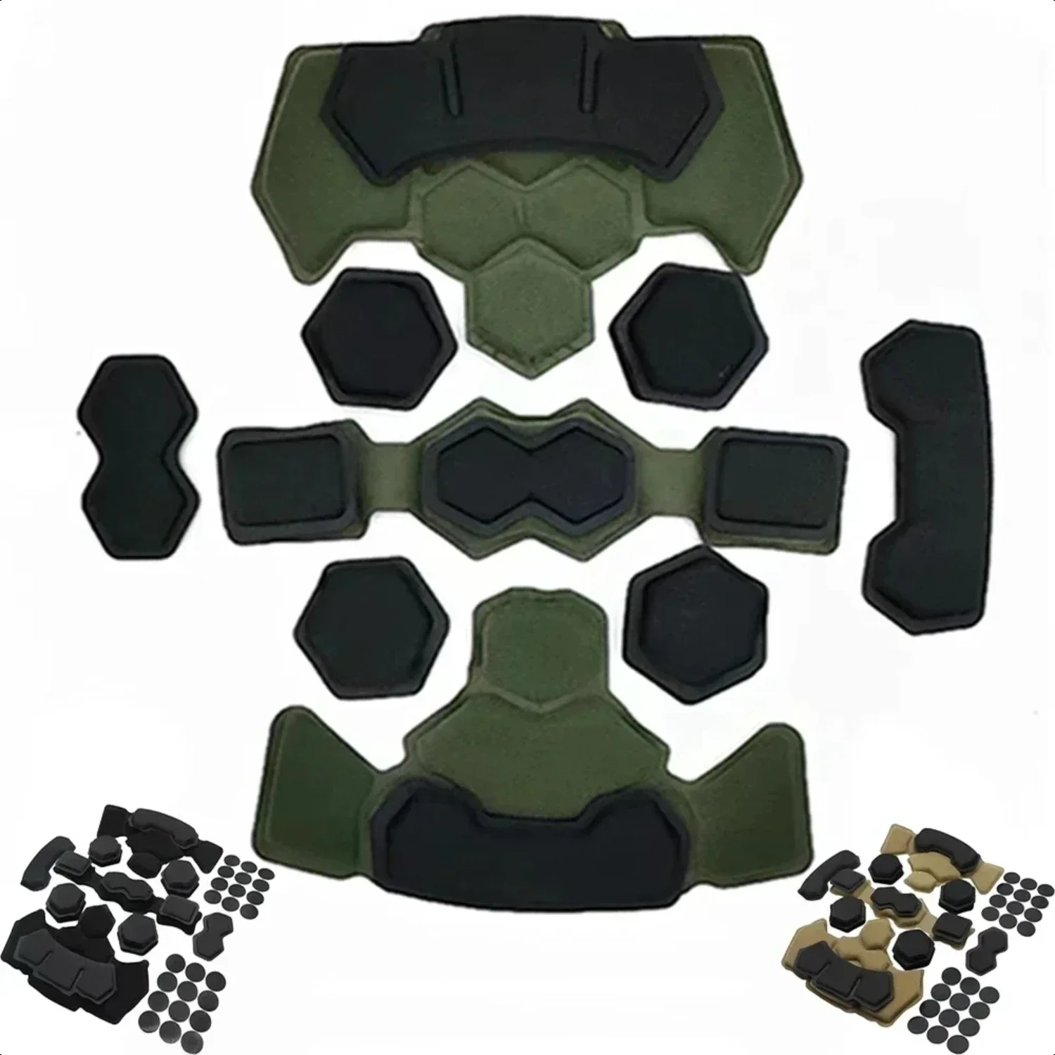 Upgrade to Enhanced Comfort Tactical Helmet: Soft Memory Foam Replacement Air Cushion Inner Liner for Superior Protection and Un