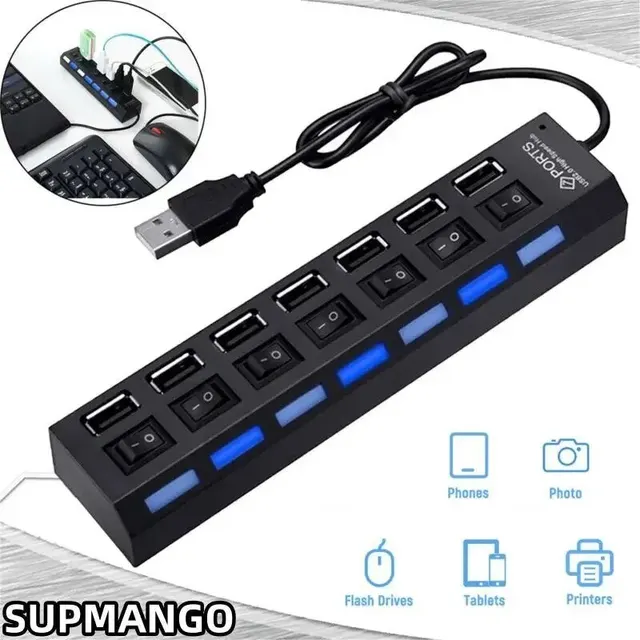 USB Hub Adapter with Multi Ports 1