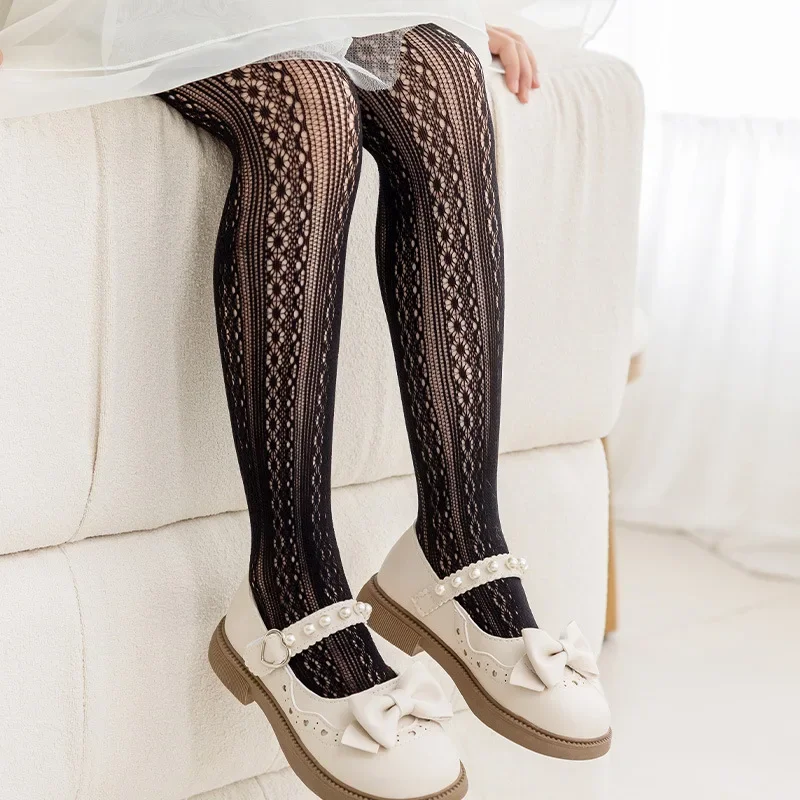 Spring Summer Baby Girl Tights Kids Dance Stocking Sock Children School Student Uniform Tights Princess Mesh Pantyhose Hosiery kids pantyhose ballet tights