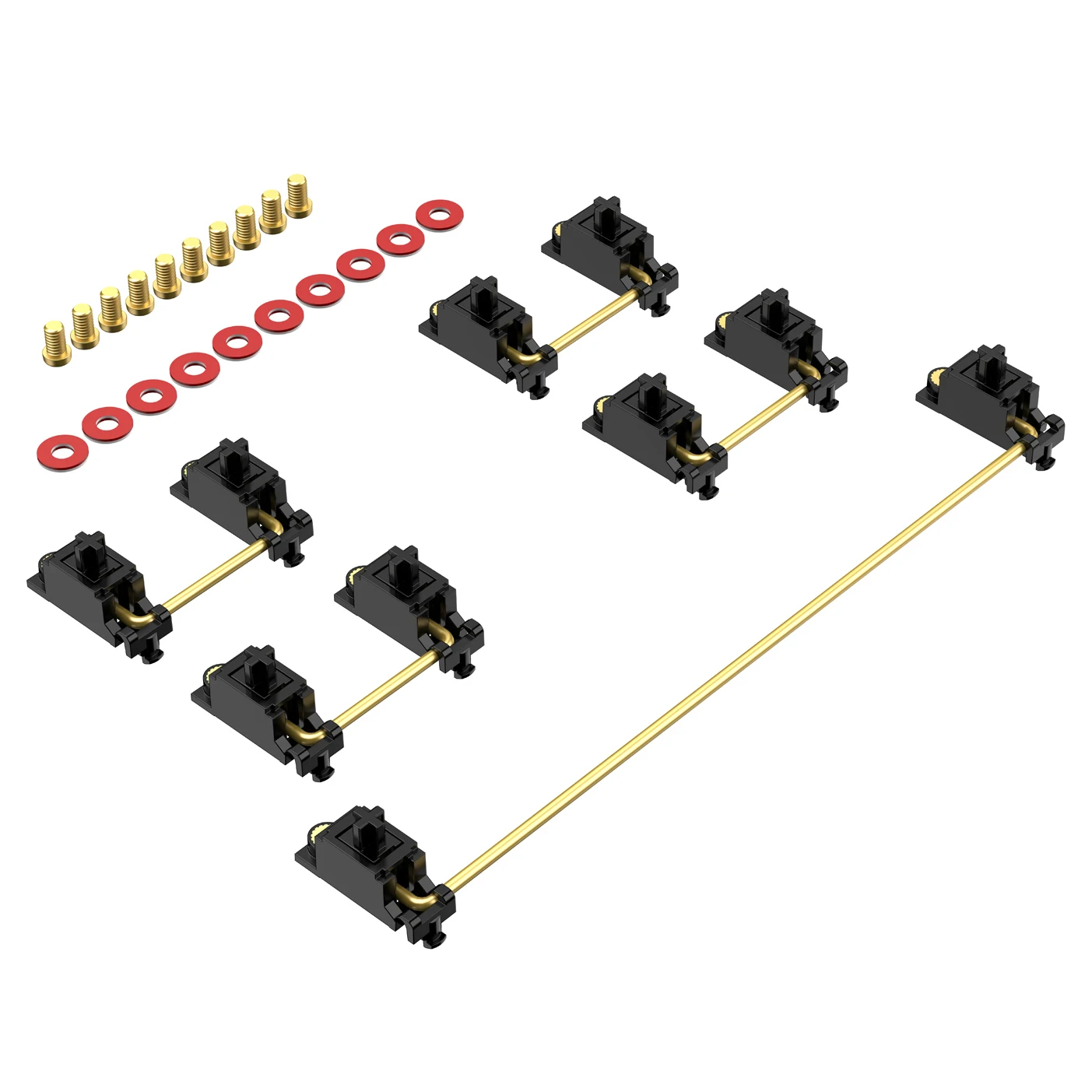 DUROCK-Screw-in Estabilizador V2, PCB Mount, estabilizadores Keycap,