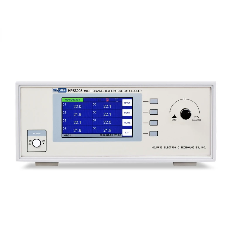 

HPS3008 Multi-channel temperature data acquisition analyzer