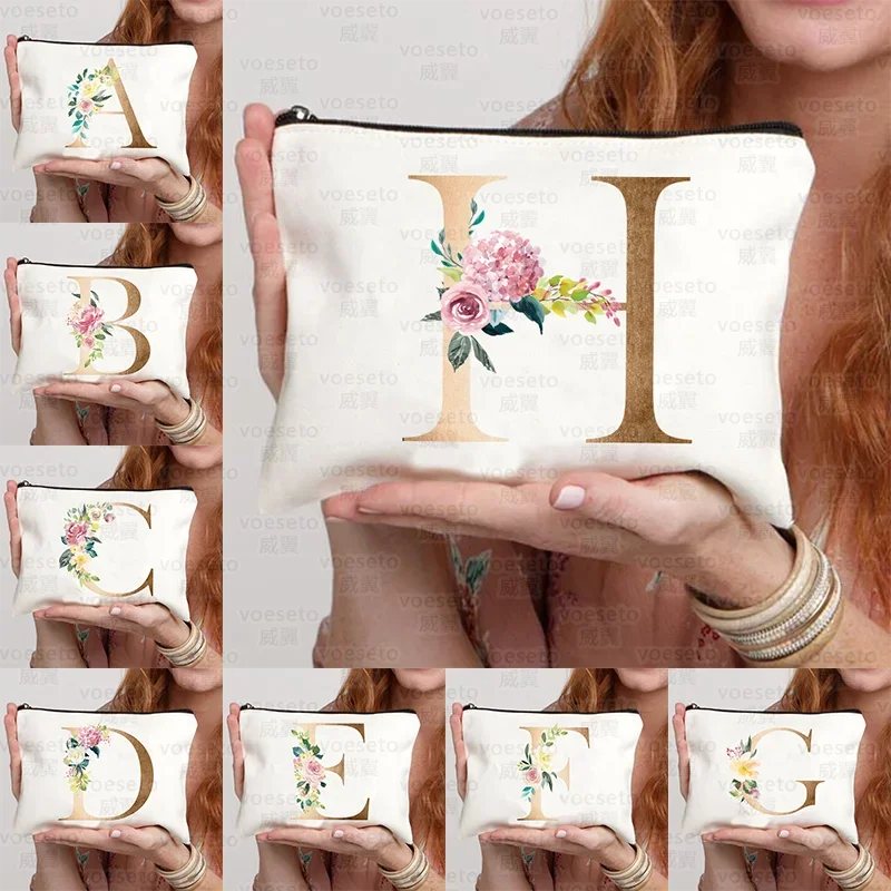 

Gold Font Children's Pencil Case Wash Bag Bachelorette Party Gift Children Travel Bag Cosmetic Pouch Designer Purse Aesthetic