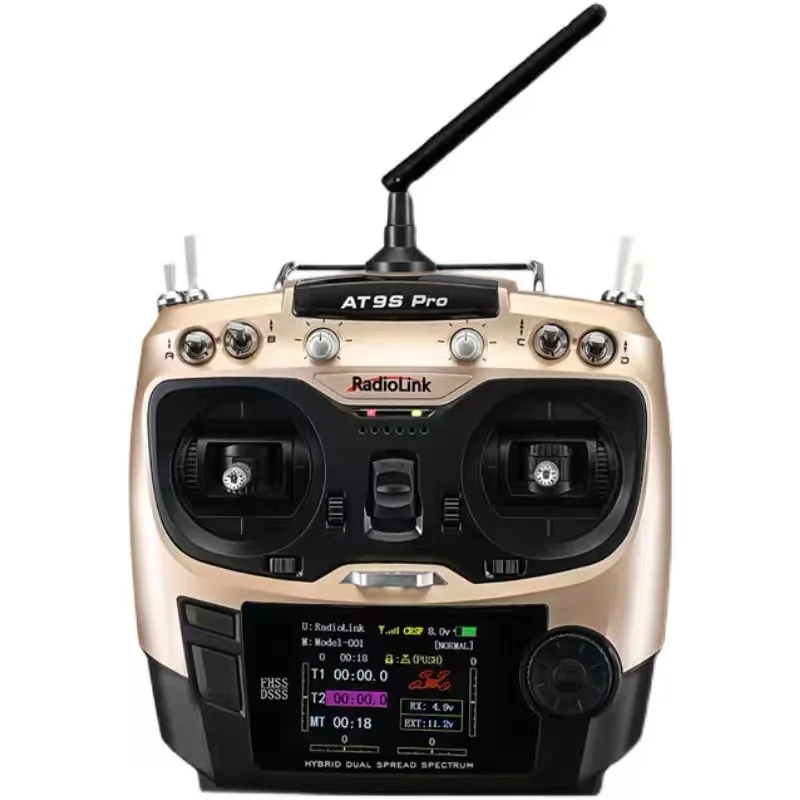 Radiolink AT9S Pro TX 10/12채널 RC 라디오 컨트롤러 RC 송신기 R9DS RX 2.4G 수신기 포함 RC FPV 레이싱용