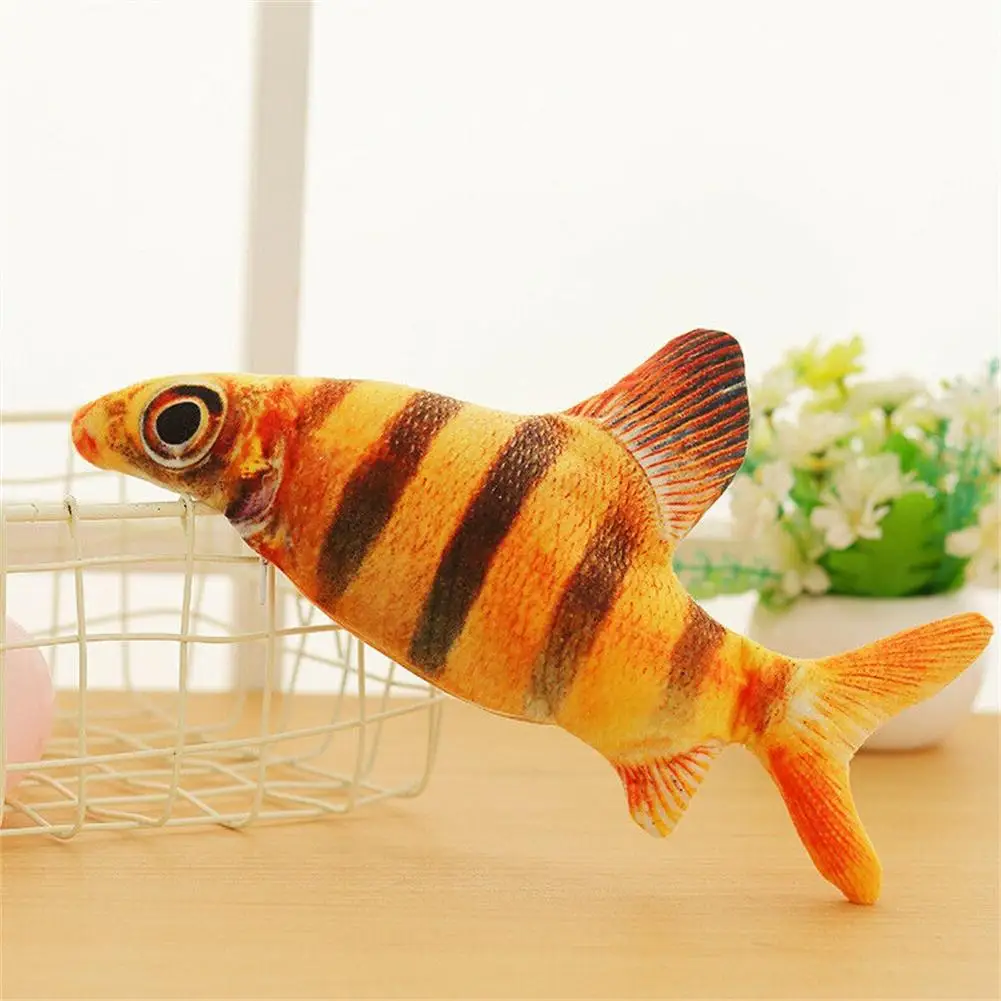 Electronic Fish Cat Toy Usb Kicker Fish Toys Realistic Flopping Wiggle Interactive Accessories Pet Supplies Interesting Things