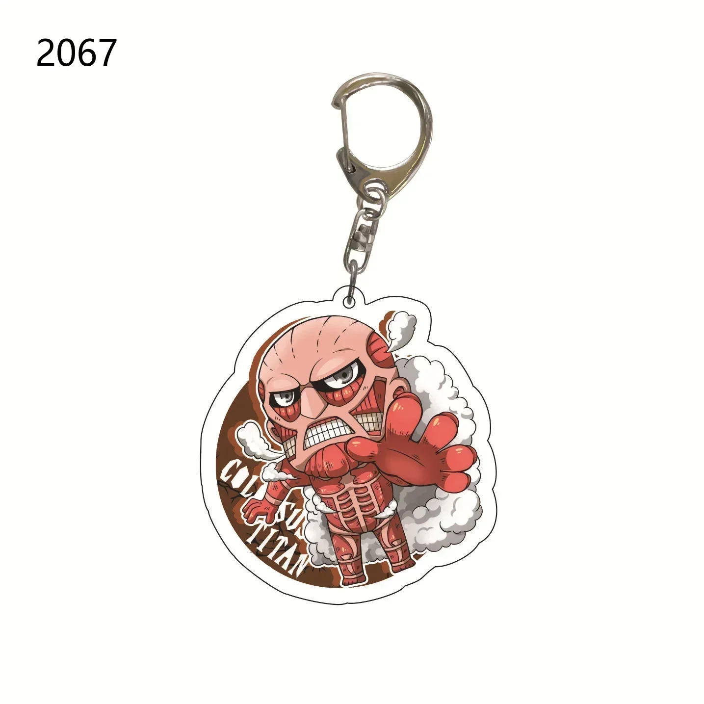Attack on Titan Anime Cute Acrylic Keychain Bag Tag