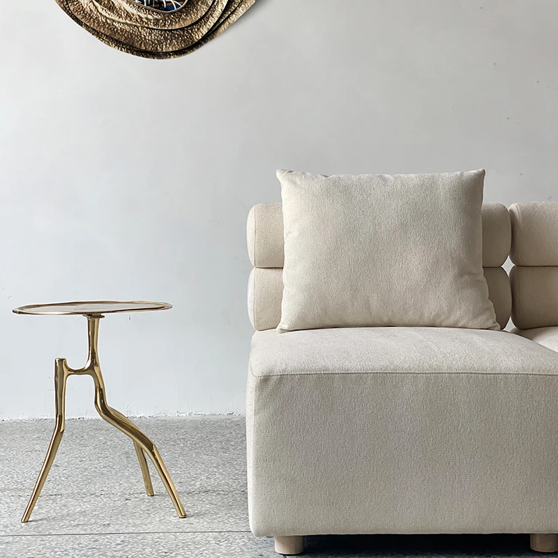 

Creative Art Design Magic Tree Brass coffee table side table Living room home modern simple corner table