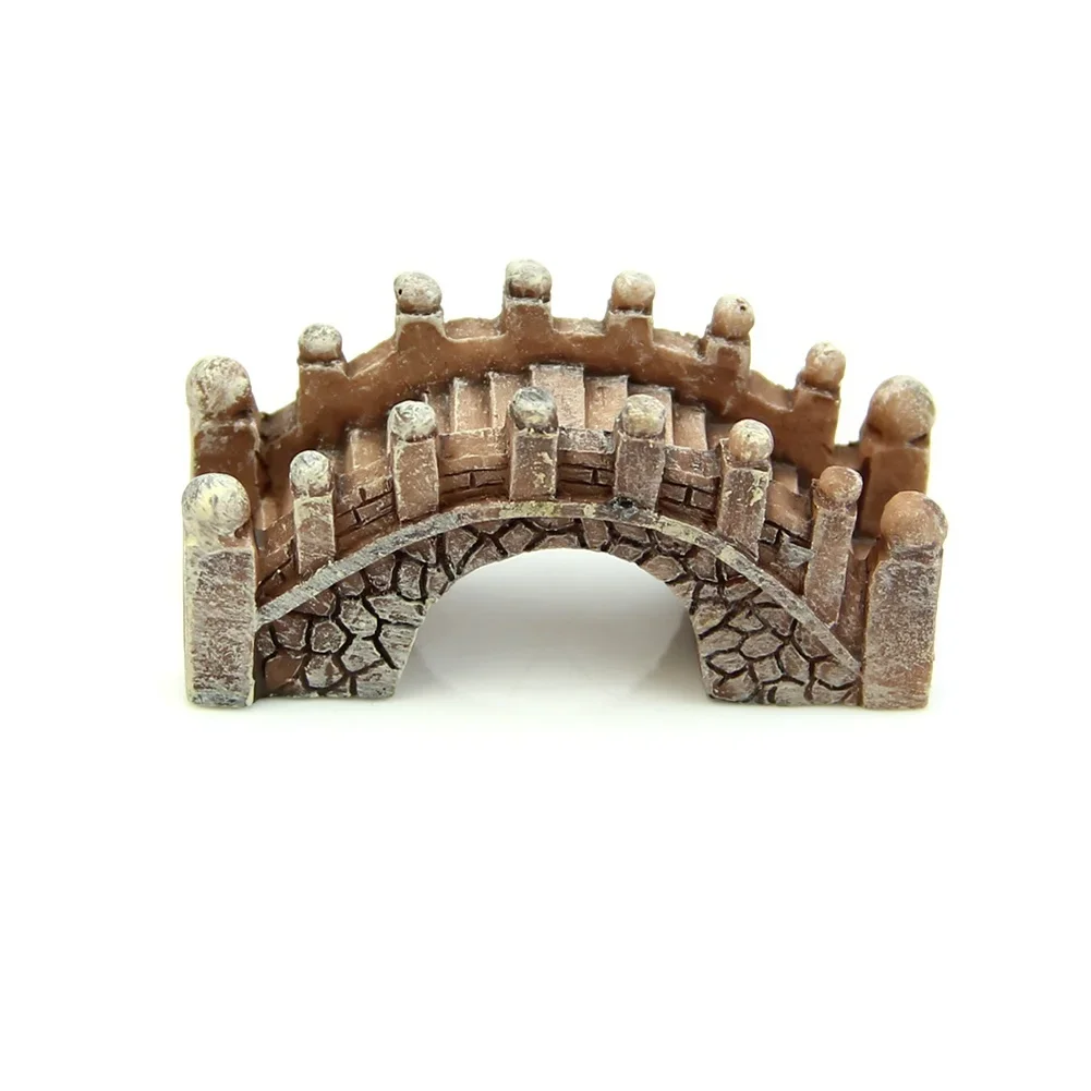 Figurines Jardin Miniatures GORGECRAFT - 12 Pièces Résine (Ponts, Piscines, Phare)