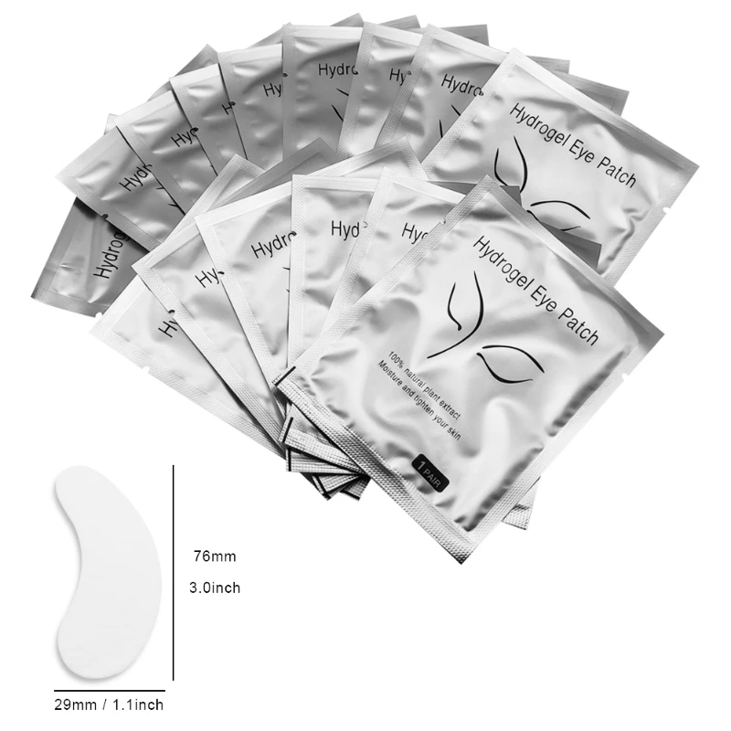 Fake Eyelashes Eyelash Patches Eyelash Patch Eyelash Pads Eyelash Accessories Eyelash Extension Supplies 500 pairs Eyelash Extension Patches Grafting FalseEyelashes Under Eye Pads Lint-free Fake Lash Extensions Eye Paper Patch