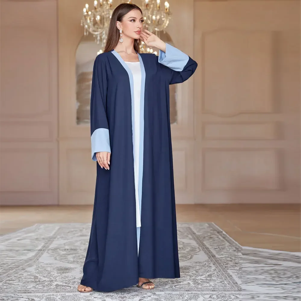 Abayas for Women Dubai Luxury Kimono Abaya with Hijab Scarf Ramadan Eid Islamic Clothing Turkey Muslim Long Party Dress Kaftan