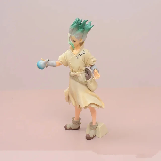 Figura De Anime Senkuu Ishigami De PVC – 20 Cm, Coleccionable, Con Detalles Finos Y Colores Brillantes, Perfecta Para Decoración De Escritorio O Estantería