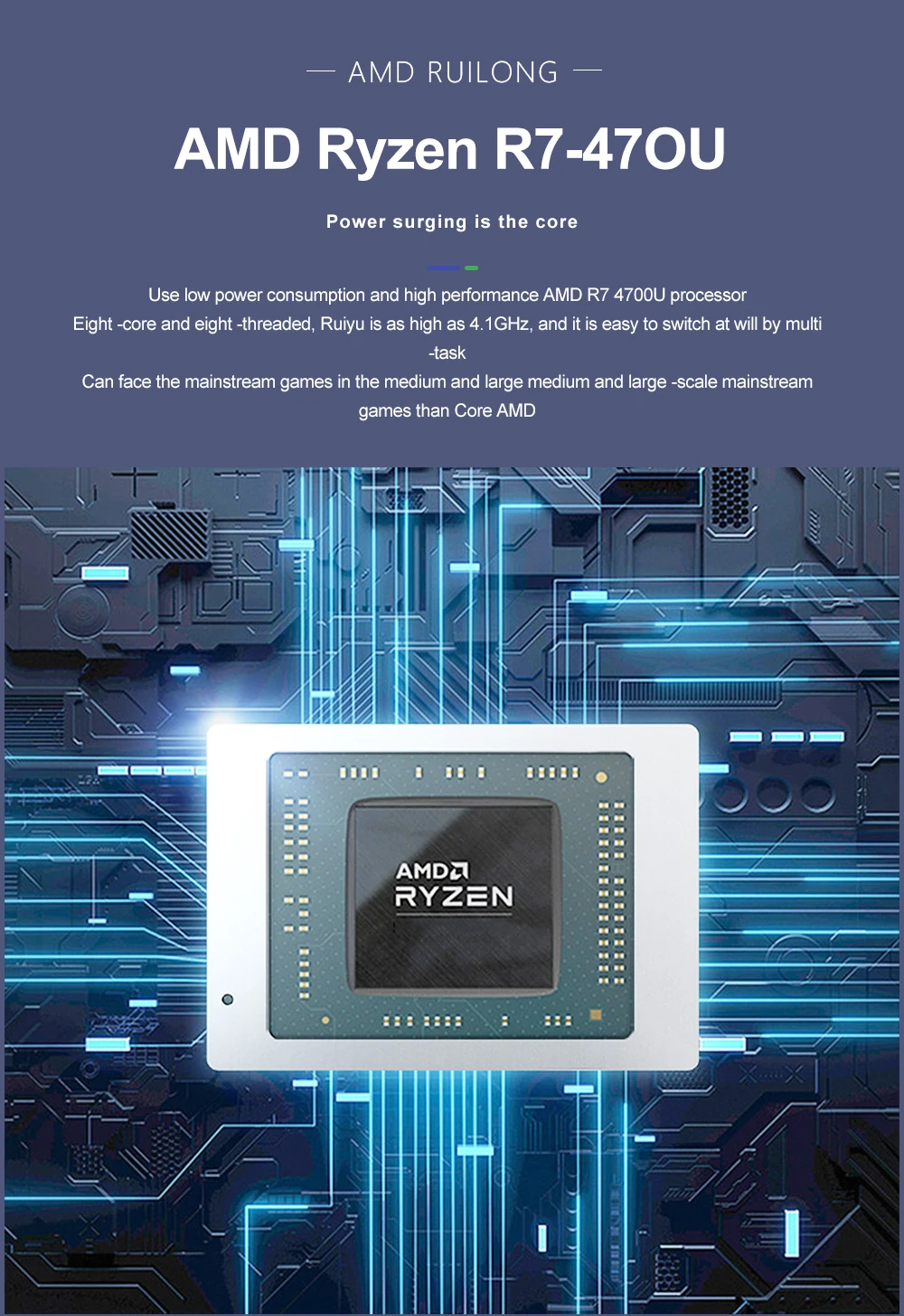 HOT Amd Radeon Ryzen 4000 Series 4700u Amd Radeon