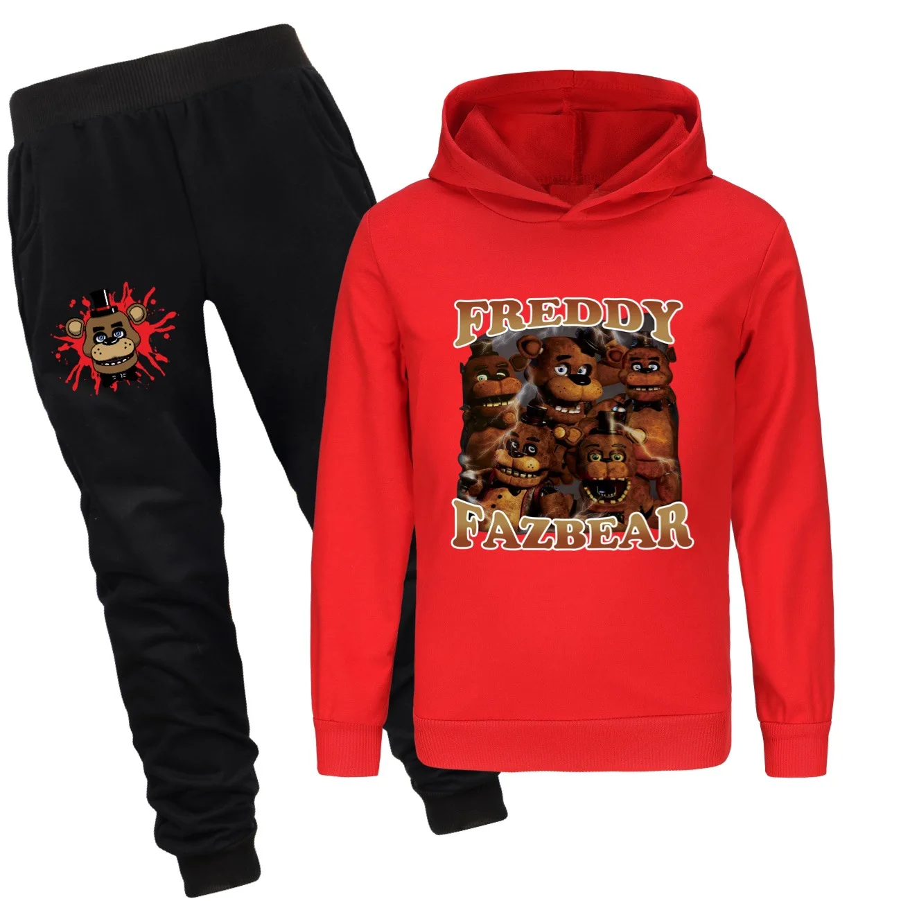 5 Night At Freddy Fazbear's Pizza Hoodies Kids Coat Sweatshirts Pullover Outerwear Hoodie Girls Streetwear Hoody Boy Clothes2800
