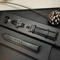 Black button black