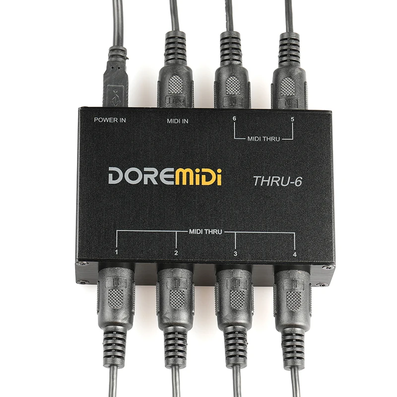 DOREMiDi MIDI THRU 6 스루 박스 컨트롤러